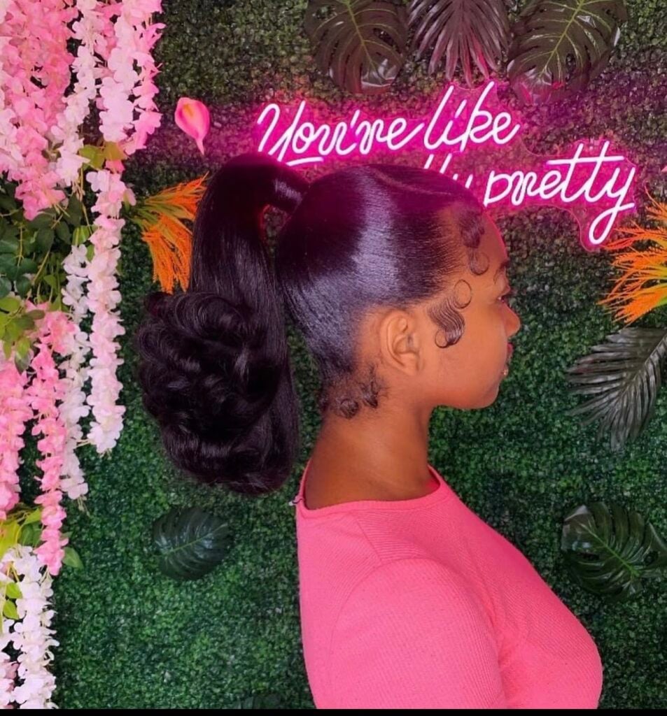 Barbie ponytail weave cheap